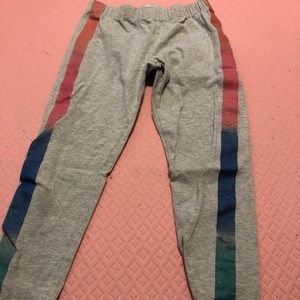 Grey rainbow pants